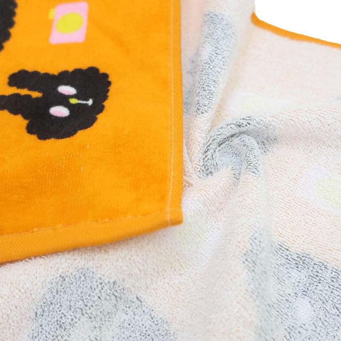 シネマコレクション cinemacollection BUNNI KONBINY フェイスタオル プリントロングタオル クロくんとカメラ 犬飼タオル 新生活準備 かわいい グッズ 他
