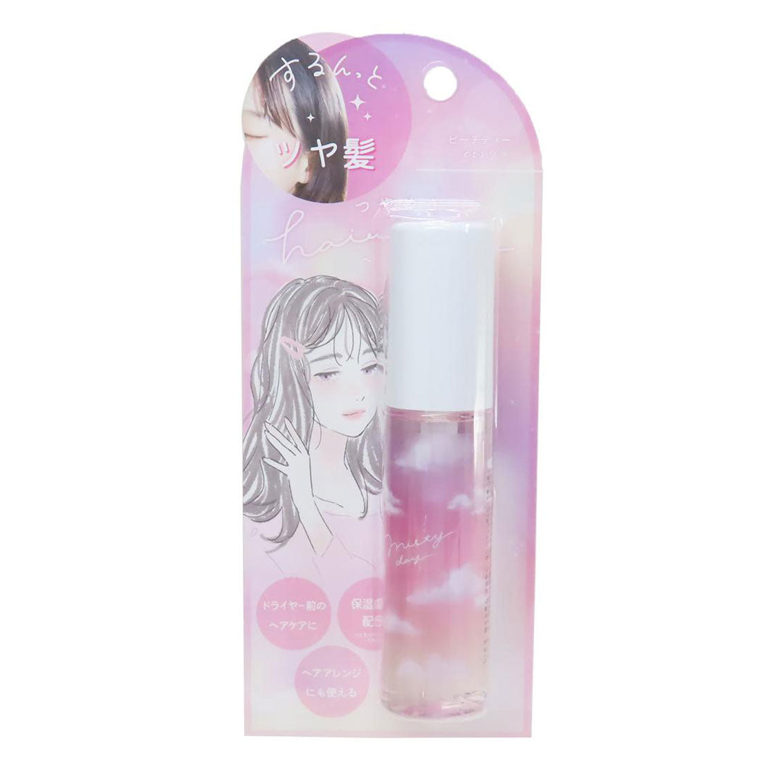 シネマコレクション cinemacollection ヘアケア つやめきヘアオイル 夕焼けピンク クーリア ヘアセット ヘアアレンジ グッズ 【返品不可商品】 ピンク