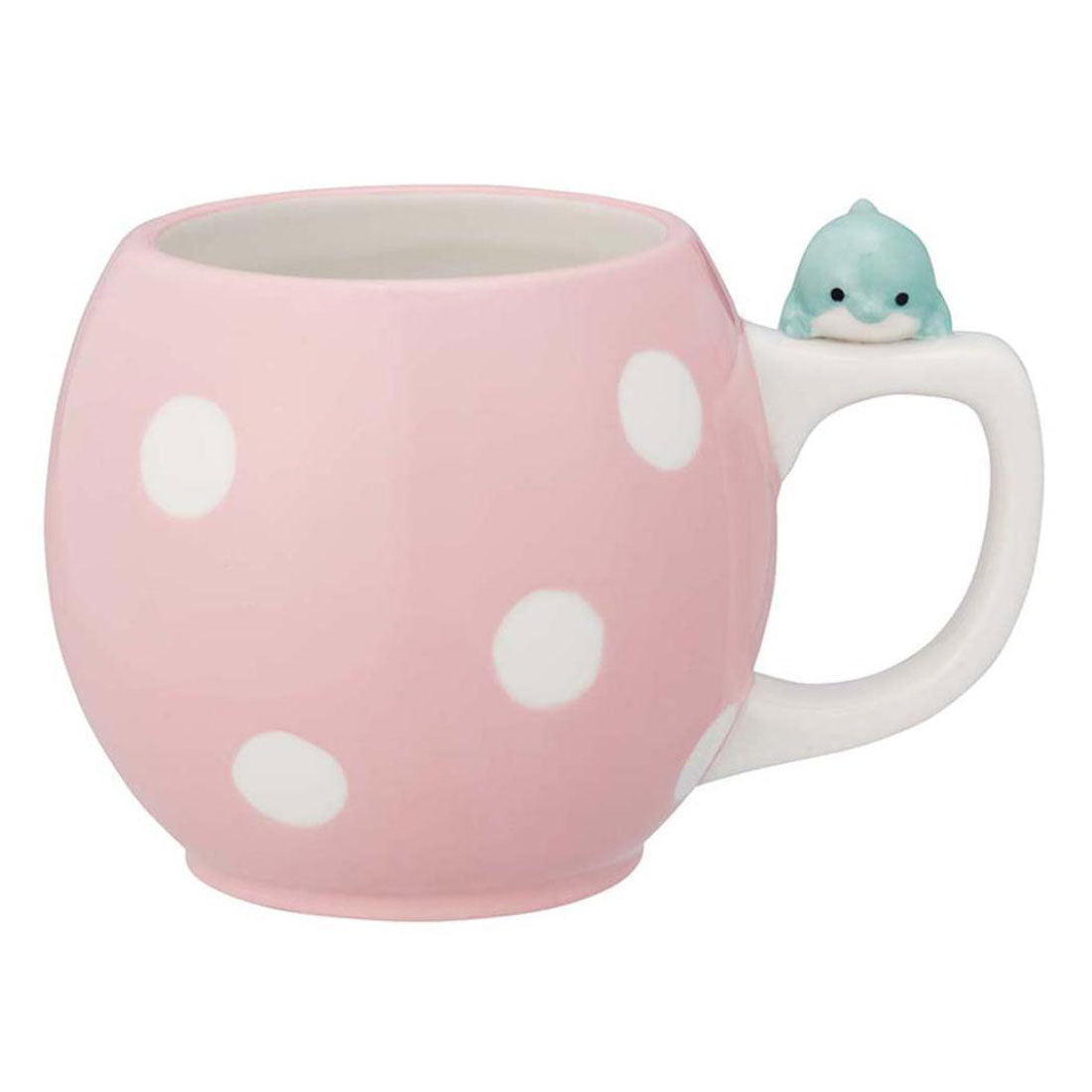 シネマコレクション cinemacollection マグカップ ころりんまりんマグ いるか デコレ プレゼント かわいい グッズ 【返品不可商品】 ピンク