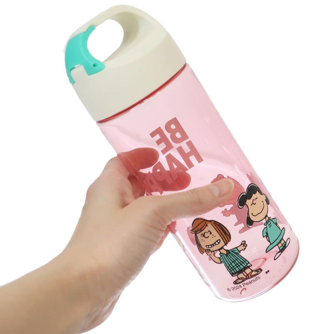 シネマコレクション cinemacollection スヌーピー 水筒 ドリンクボトル BE HAPPY PINK ピーナッツ 大西賢製販 アウトドア レジャー 常温 キャラクター グッズ 【返品不可商品】 ピンク