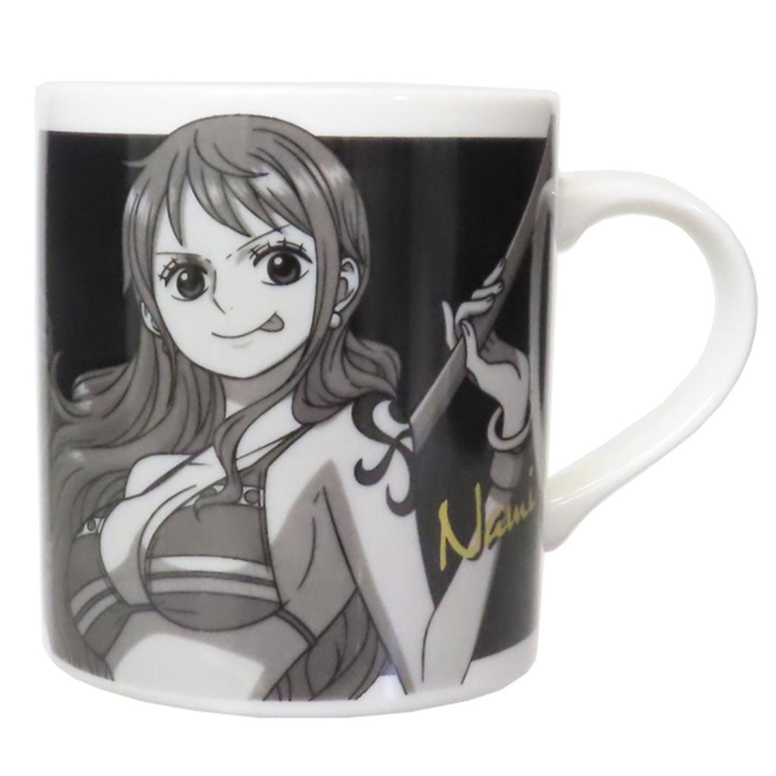 シネマコレクション cinemacollection ワンピース マグカップ モノクロームマグ ナミ 少年ジャンプ 金正陶器 プレゼント ギフト 食器 アニメキャラクター グッズ 【返品不可商品】 ブラック
