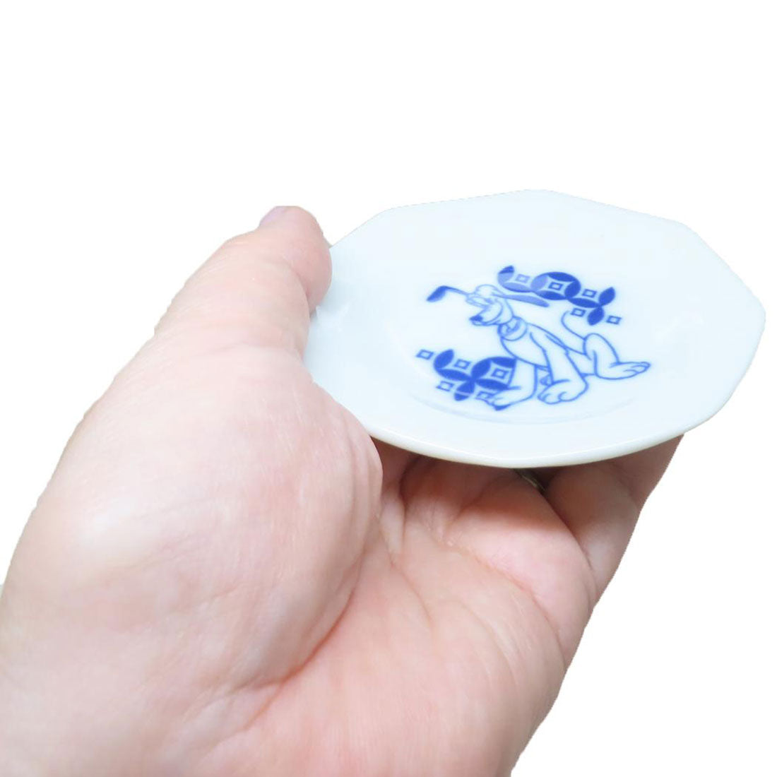 シネマコレクション cinemacollection プルート 小皿 豆皿 ディズニー 三郷陶器 小粋染付 キャラクター グッズ 【返品不可商品】 ブルー