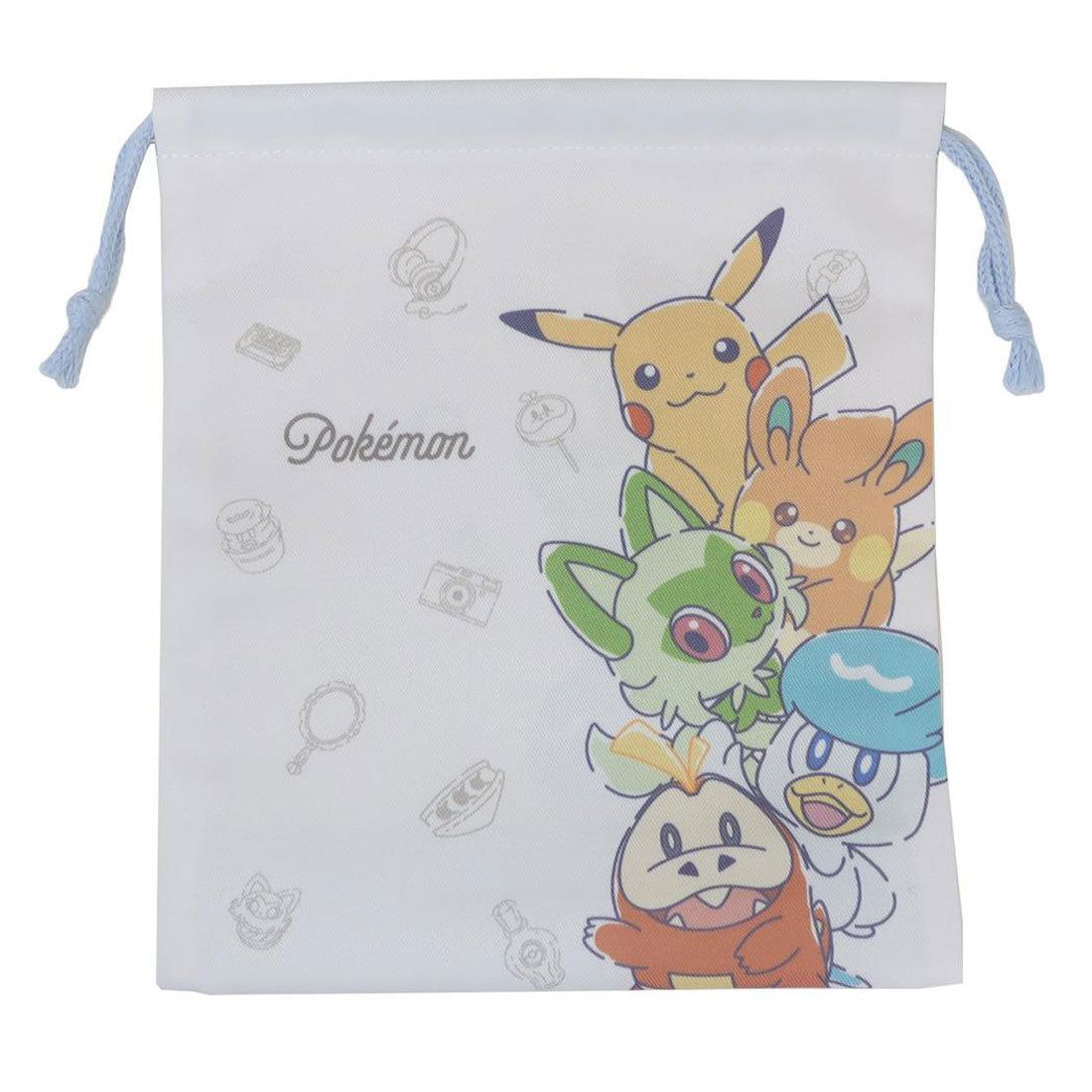 シネマコレクション cinemacollection ポケットモンスター 巾着袋 マチ付き巾着 きんちゃくポーチ HAPPY HAPPY DAY！ ポケモン カミオジャパン 新学期準備 キャラクター グッズ マルチカラー