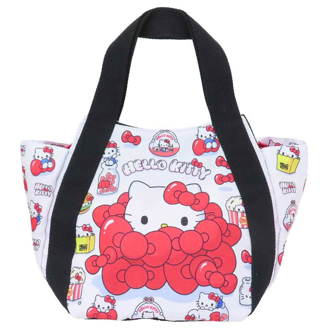 シネマコレクション cinemacollection ハローキティ ランチバッグ KTランチ バルーンランチバッグ 4919 サンリオ ヤスダ通商 ミニトート お弁当かばん キャラクター グッズ レッド