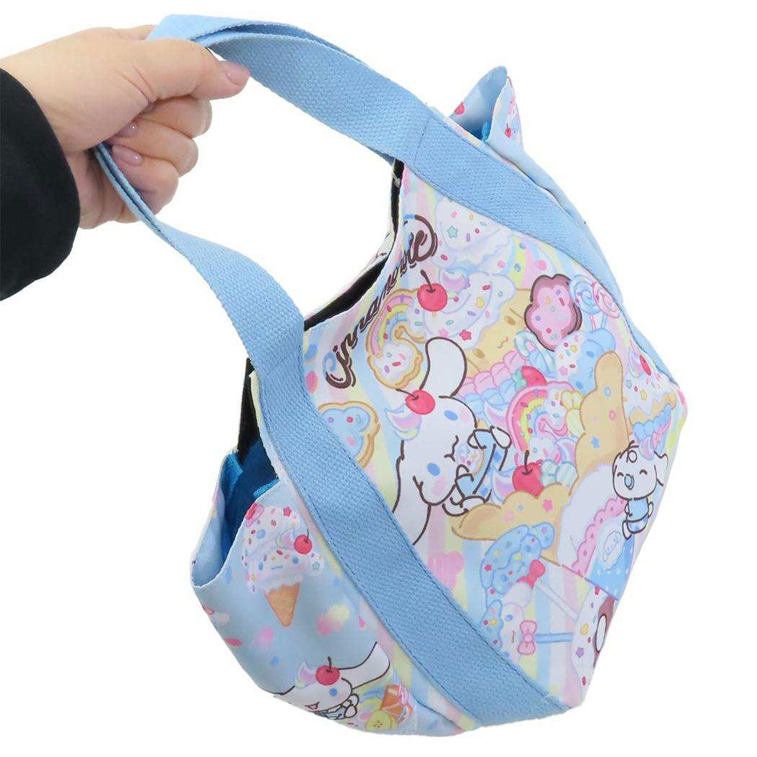 シネマコレクション cinemacollection シナモロール ランチバッグ CNランチ バルーンランチバッグ 4920 サンリオ ヤスダ通商 ミニトート お弁当かばん キャラクター グッズ ブルー