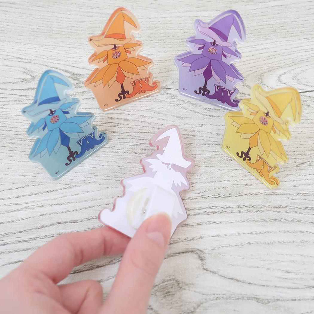 シネマコレクション cinemacollection おジャ魔女どれみ クリップ 2wayスタンドクリップ はづき ティーズファクトリー 事務用品 書類整理 アニメキャラクター グッズ オレンジ