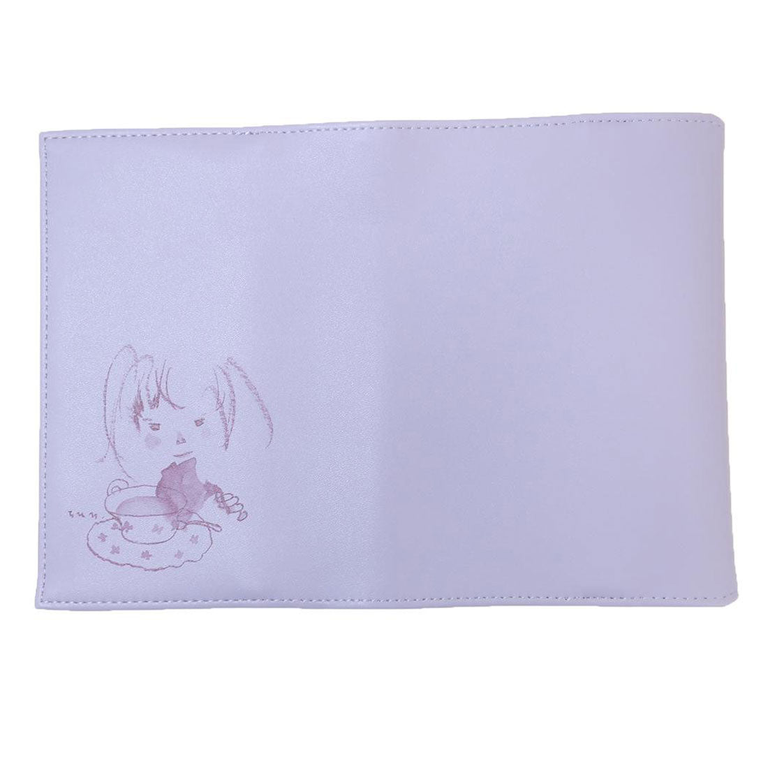 シネマコレクション cinemacollection いわさきちひろ 文庫本カバー ブックカバー purple Green Flash 通勤通学 絵本作家 グッズ パープル