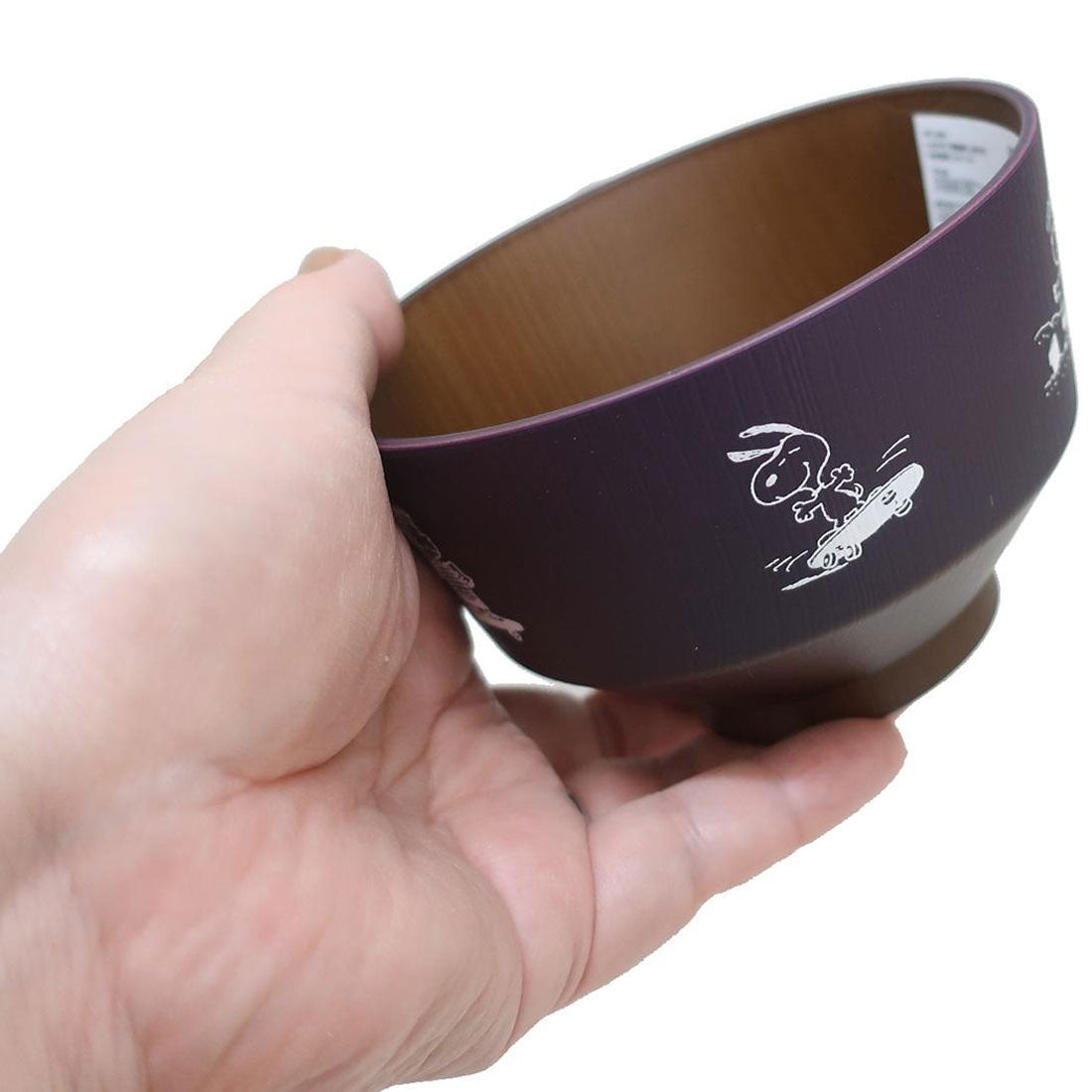 シネマコレクション cinemacollection スヌーピー 茶碗 塗分け汁椀 藍色 波佐見焼 ピーナッツ マリモクラフト 割れにくい食器 キャラクター グッズ 【返品不可商品】 パープル