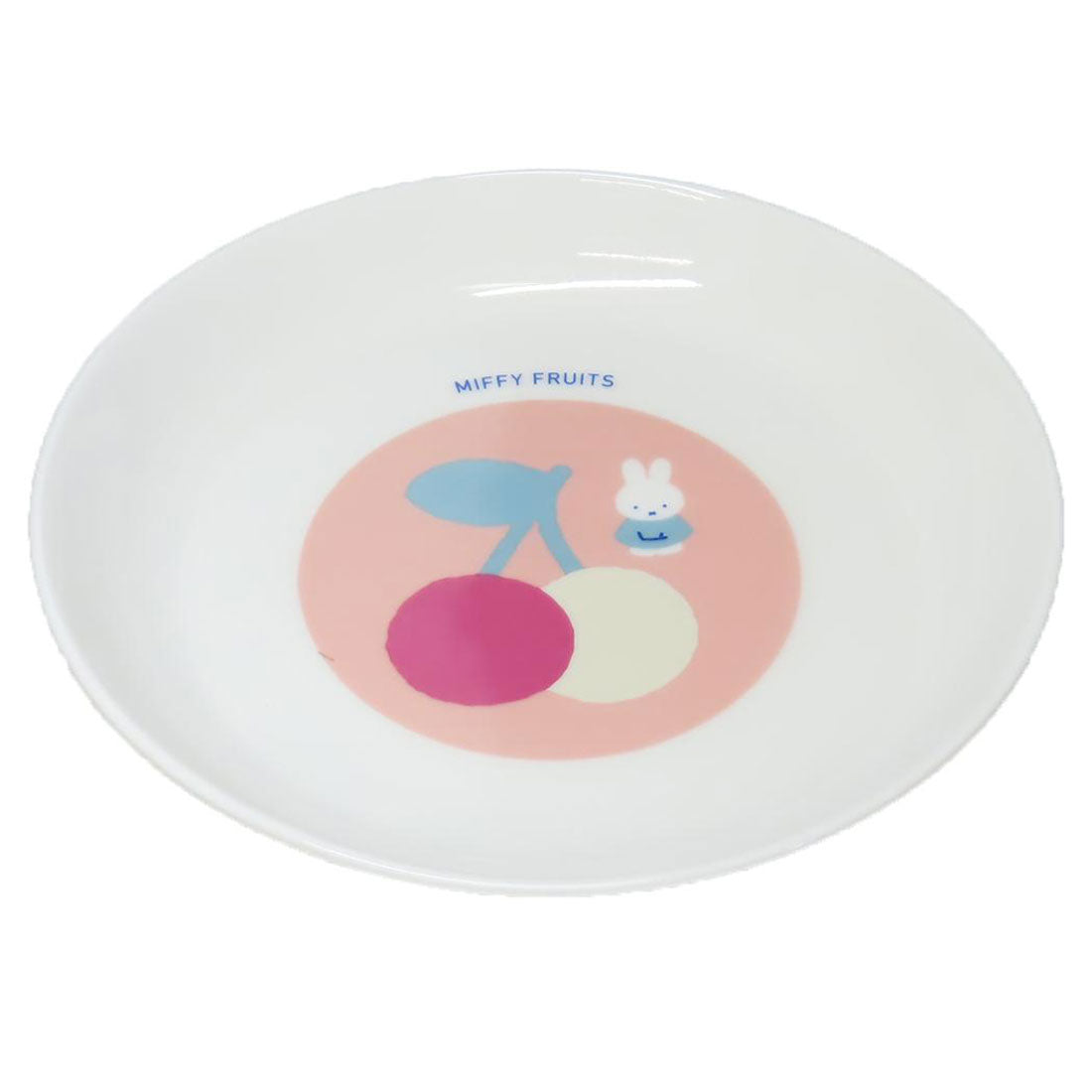 シネマコレクション cinemacollection ミッフィー 中皿 カレー＆パスタプレート MIFFY FRUITS ディックブルーナ 金正陶器 ギフト 絵本キャラクター グッズ 【返品不可商品】 ピンク
