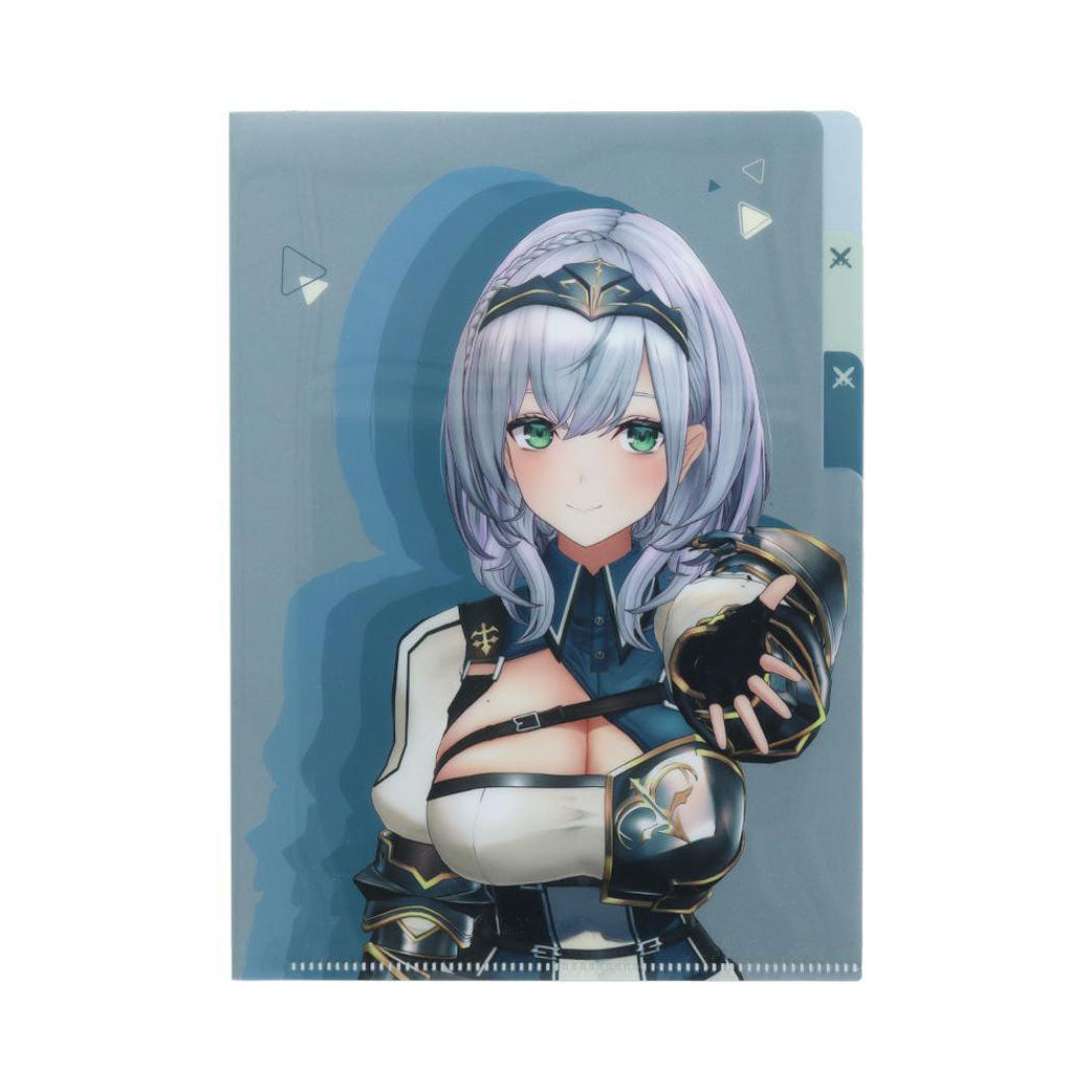 シネマコレクション cinemacollection ホロライブプロダクション ポケットファイル クリアファイルA5 3P 白銀ノエル サンスター文具 新学期準備文具 アニメキャラクター グッズ グレー