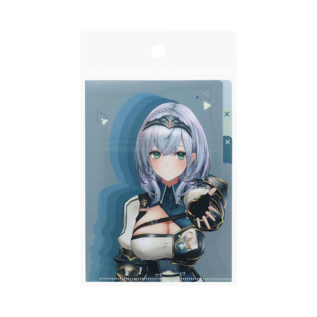 シネマコレクション cinemacollection ホロライブプロダクション ポケットファイル クリアファイルA5 3P 白銀ノエル サンスター文具 新学期準備文具 アニメキャラクター グッズ グレー
