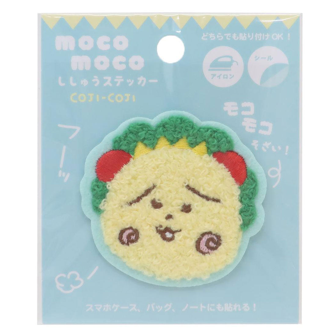 シネマコレクション cinemacollection コジコジ ワッペン モコモコ刺繍ステッカー こまりがお さくらももこ ティーズファクトリー 手芸用品 アニメキャラクター グッズ マルチカラー