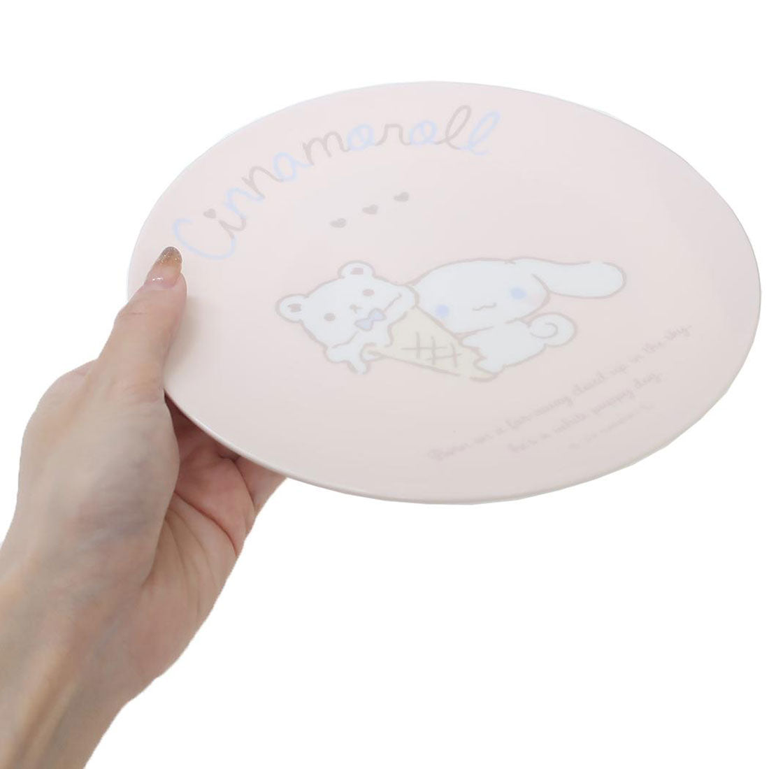 シネマコレクション cinemacollection シナモロール 中皿 薄肉メラミンプレート のんびりナチュラル サンリオ スケーター 取り皿 丸型 キャラクター グッズ 【返品不可商品】 ピンク