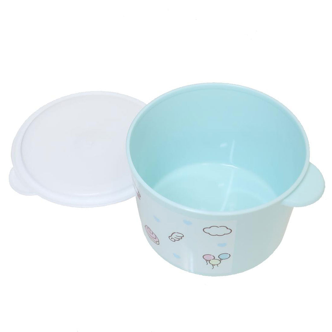 シネマコレクション cinemacollection シナモロール 保存容器 ワンタッチシール容器S お友だち サンリオ スケーター 600ml 密閉容器 ワンプッシュ 電子レンジ可 キャラクター グッズ 【返品不可商品】 ブルー