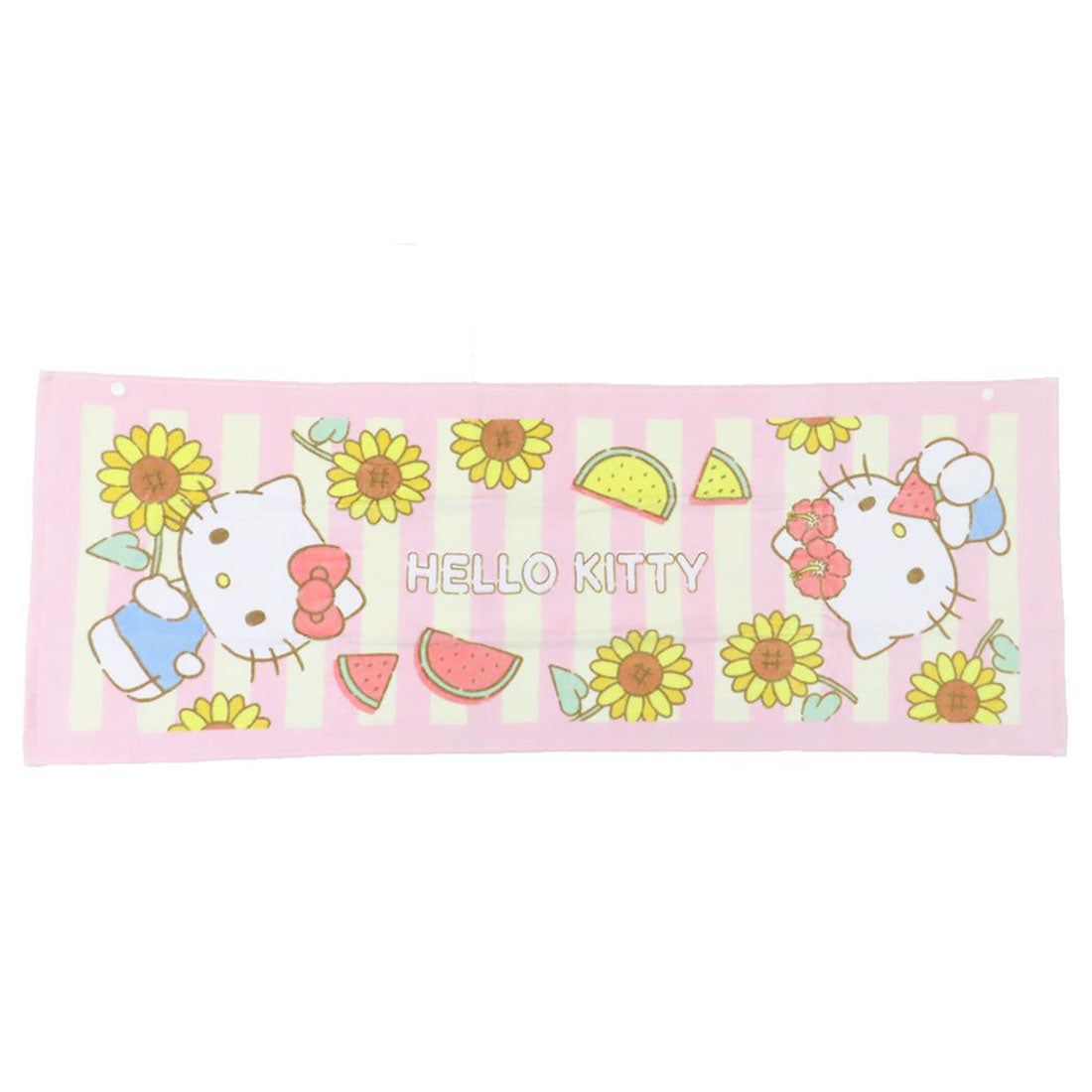 シネマコレクション cinemacollection ハローキティ 子供用プールタオル ジュニアバスタオル ひまわりキティ サンリオ 丸眞 スポーツタオル 保育園 幼稚園 小学生 キャラクター グッズ ピンク