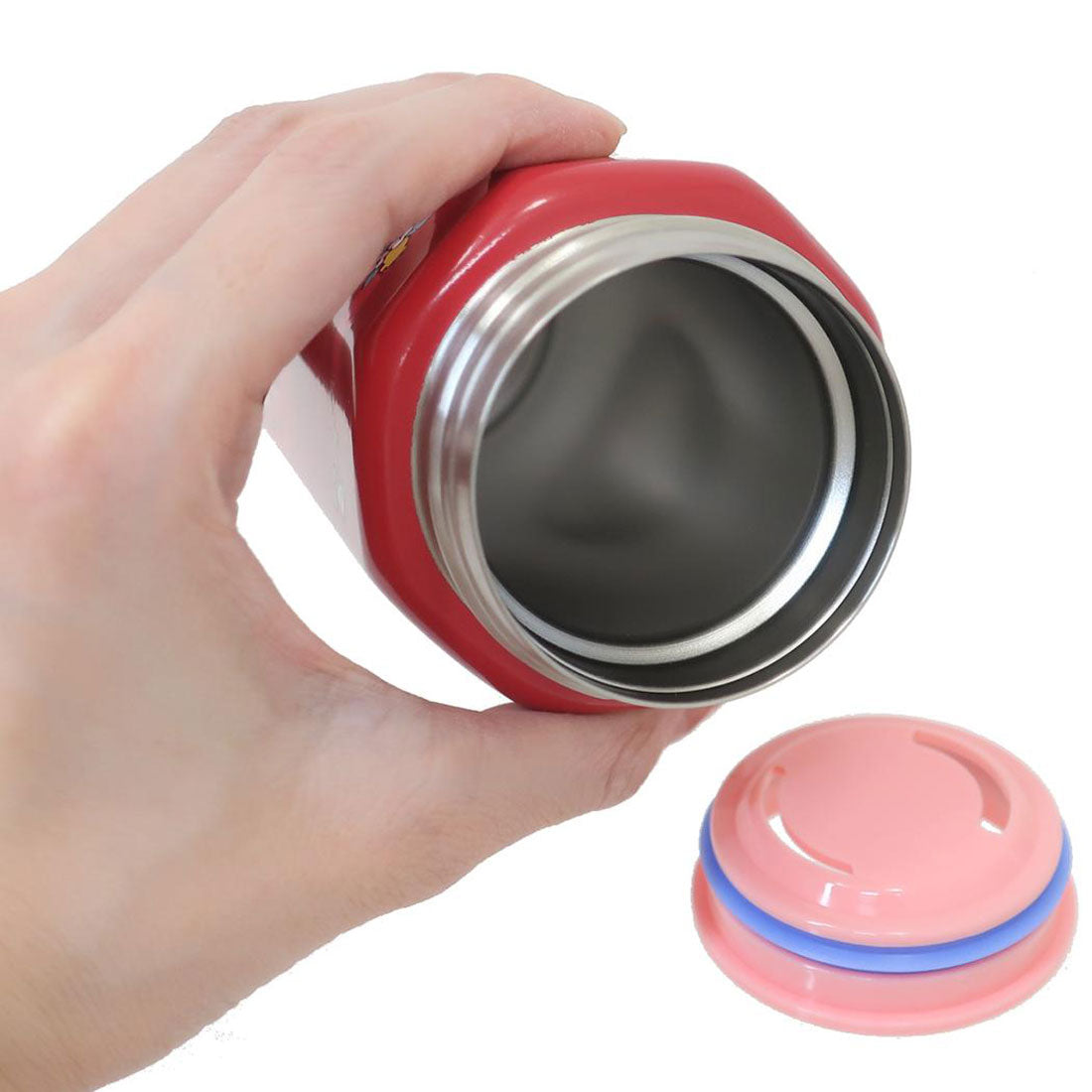 シネマコレクション cinemacollection マイメロディ 保温保冷水筒 八角形ステンレスボトル 500ml フラワーレトロ サンリオ スケーター 直飲み キャラクター グッズ 【返品不可商品】 レッド