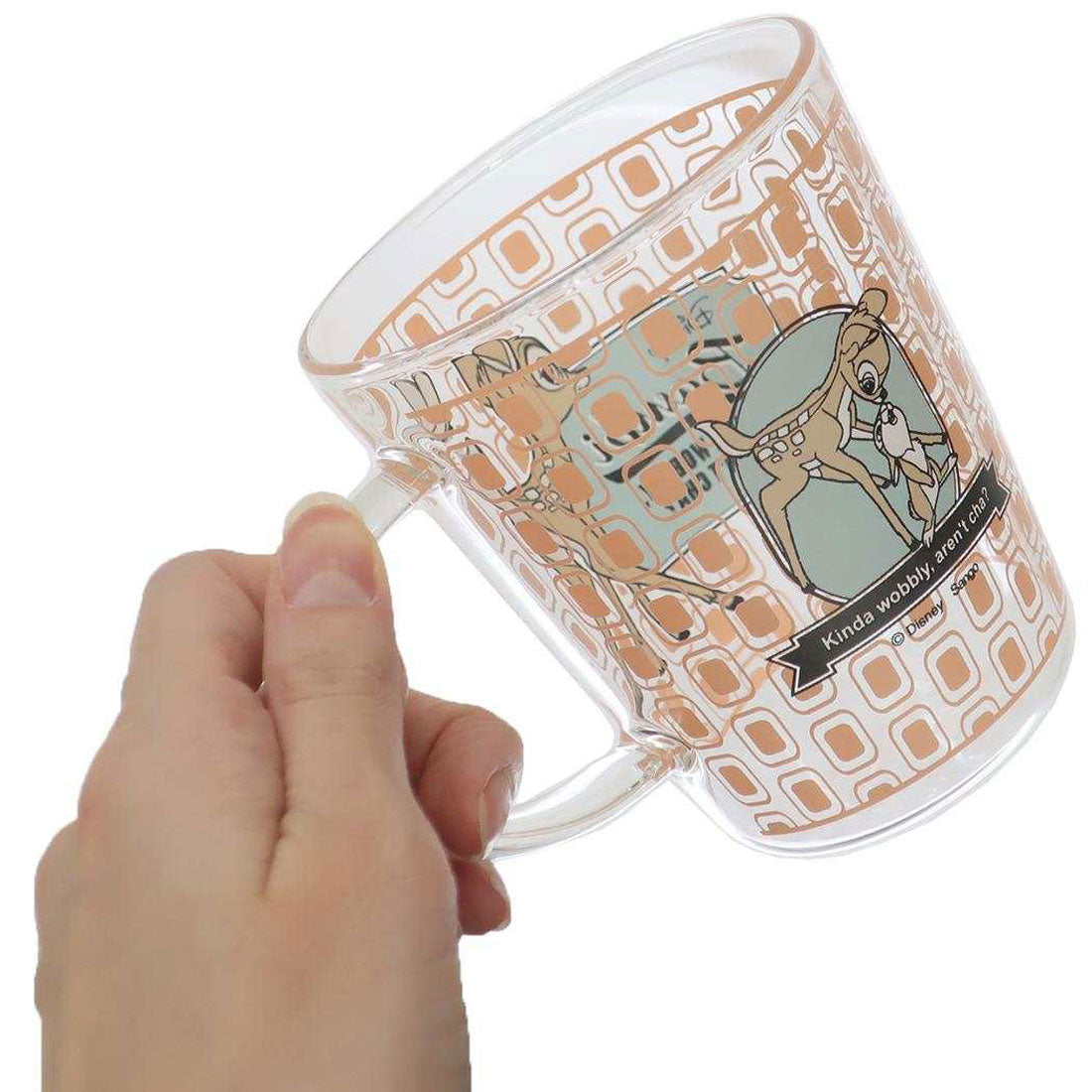 シネマコレクション cinemacollection バンビ マグカップ 耐熱ガラスマグ レトロ ディズニー 三郷陶器 ギフト プレゼント キャラクター グッズ 【返品不可商品】 オレンジ
