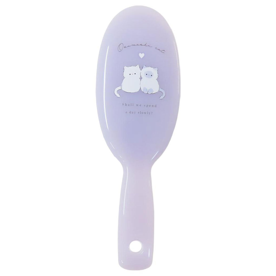 シネマコレクション cinemacollection OSUMASHI CAT ヘアブラシ オイルブラシ カミオジャパン ヘアケア かわいい グッズ【返品不可商品】 パープル