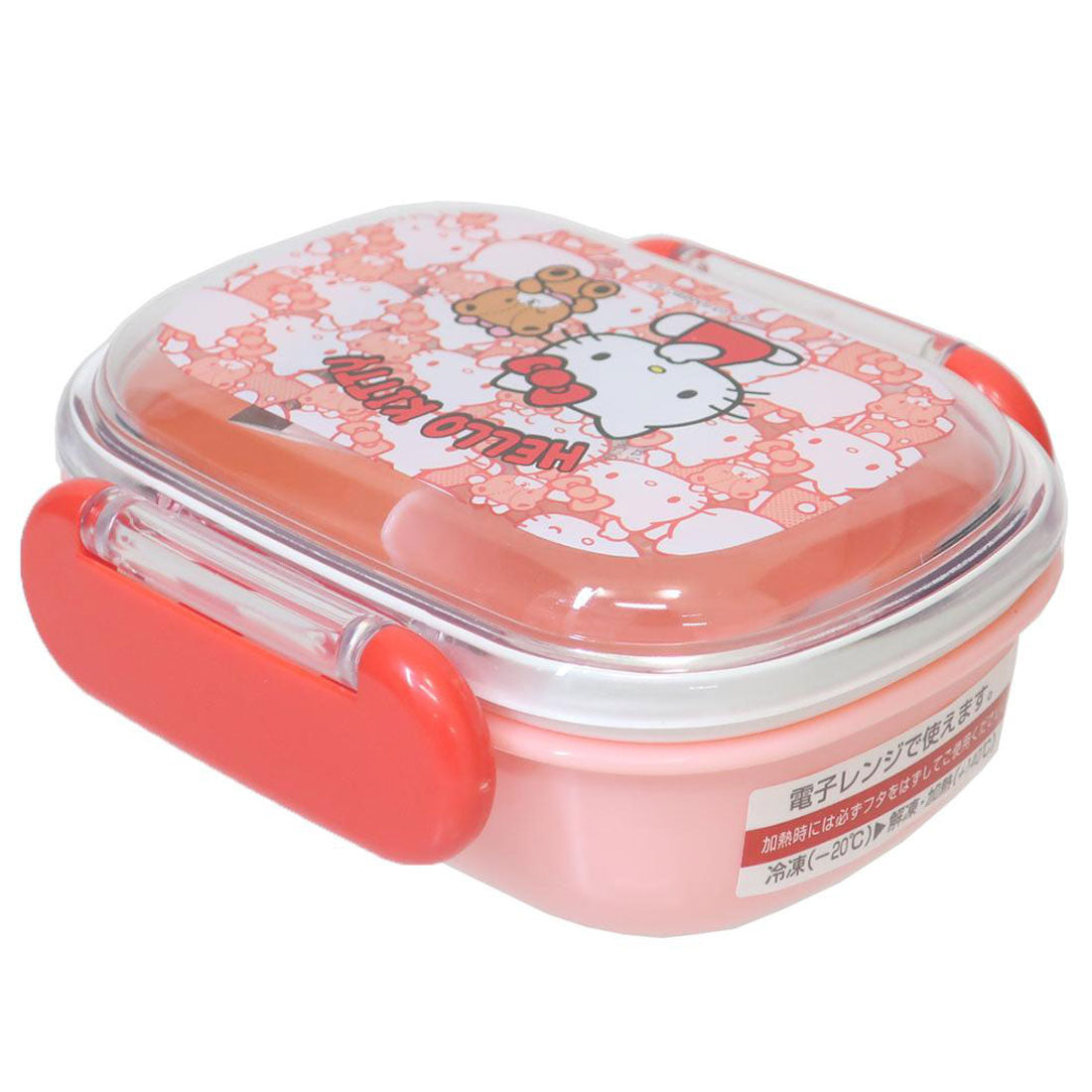 シネマコレクション cinemacollection ハローキティ お弁当箱 抗菌食洗器対応ふわっとフタタイトランチボックス 270ml うしろうしろ サンリオ スケーター 一段ランチボックス キャラクター グッズ 【返品不可商品】 ピンク