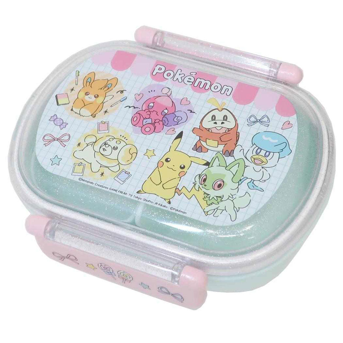シネマコレクション cinemacollection ポケットモンスター お弁当箱 抗菌食洗機対応ふわっとフタタイトランチボックス 360ml Popping Up ポケモン スケーター 一段 電子レンジ対応 キャラクター グッズ 【返品不可商品】 マルチカラー
