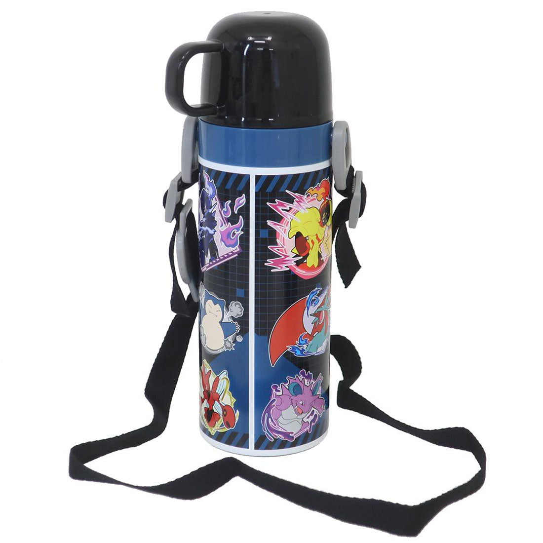 シネマコレクション cinemacollection ポケットモンスター 保温保冷水筒 超軽量コンパクト2WAYステンレスボトル 25 ポケモン スケーター 子ども用 ワンプッシュ ワンタッチ キャラクター グッズ 【返品不可商品】 ブルー