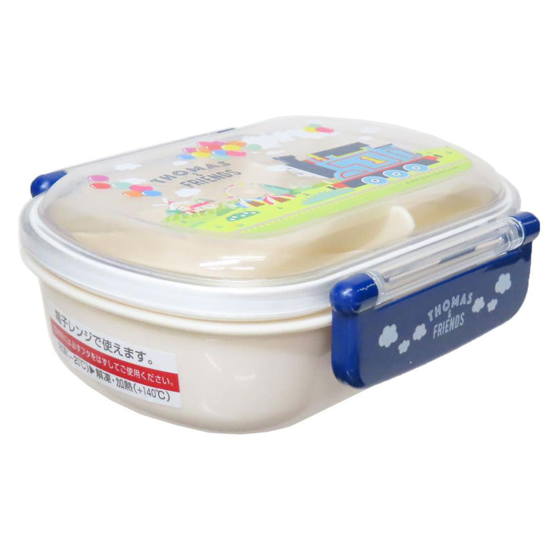 シネマコレクション cinemacollection トーマス お弁当箱 抗菌食洗機対応ふわっとフタタイトランチボックス 360ml スケーター 一段ランチボックス キャラクター グッズ 【返品不可商品】 ブルー
