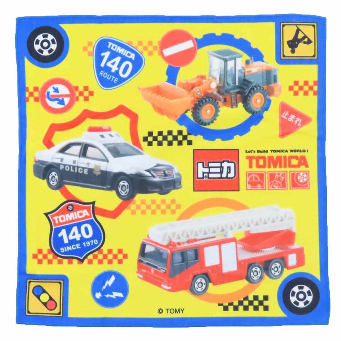 シネマコレクション cinemacollection トミカ お弁当箱ナフキン くっつくランチクロス TOMICA スケーター ランチ雑貨 キャラクター グッズ マルチカラー
