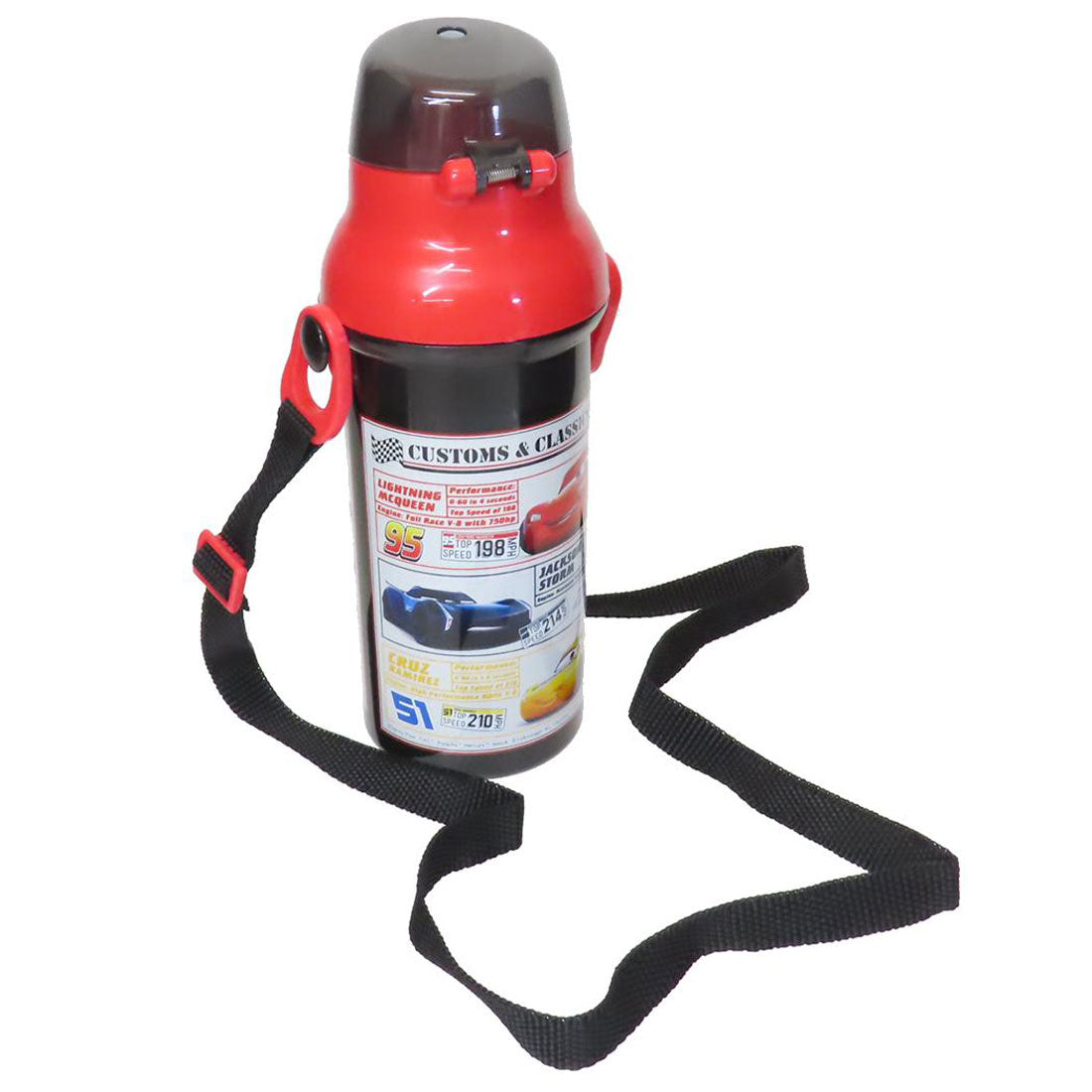 シネマコレクション cinemacollection カーズ 水筒 直飲みプラワンタッチボトル ディズニー スケーター ワンタッチ 480ml キャラクター グッズ 【返品不可商品】 レッド