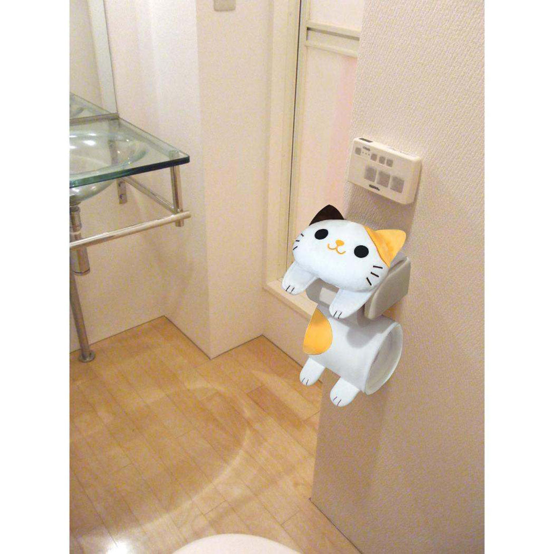 シネマコレクション cinemacollection トイレ用品 ねこのトイレットペーパーカバー ミケ ねこ 三金商事 MEIHO トイレットペーパーホルダーカバー かわいい グッズ マルチカラー