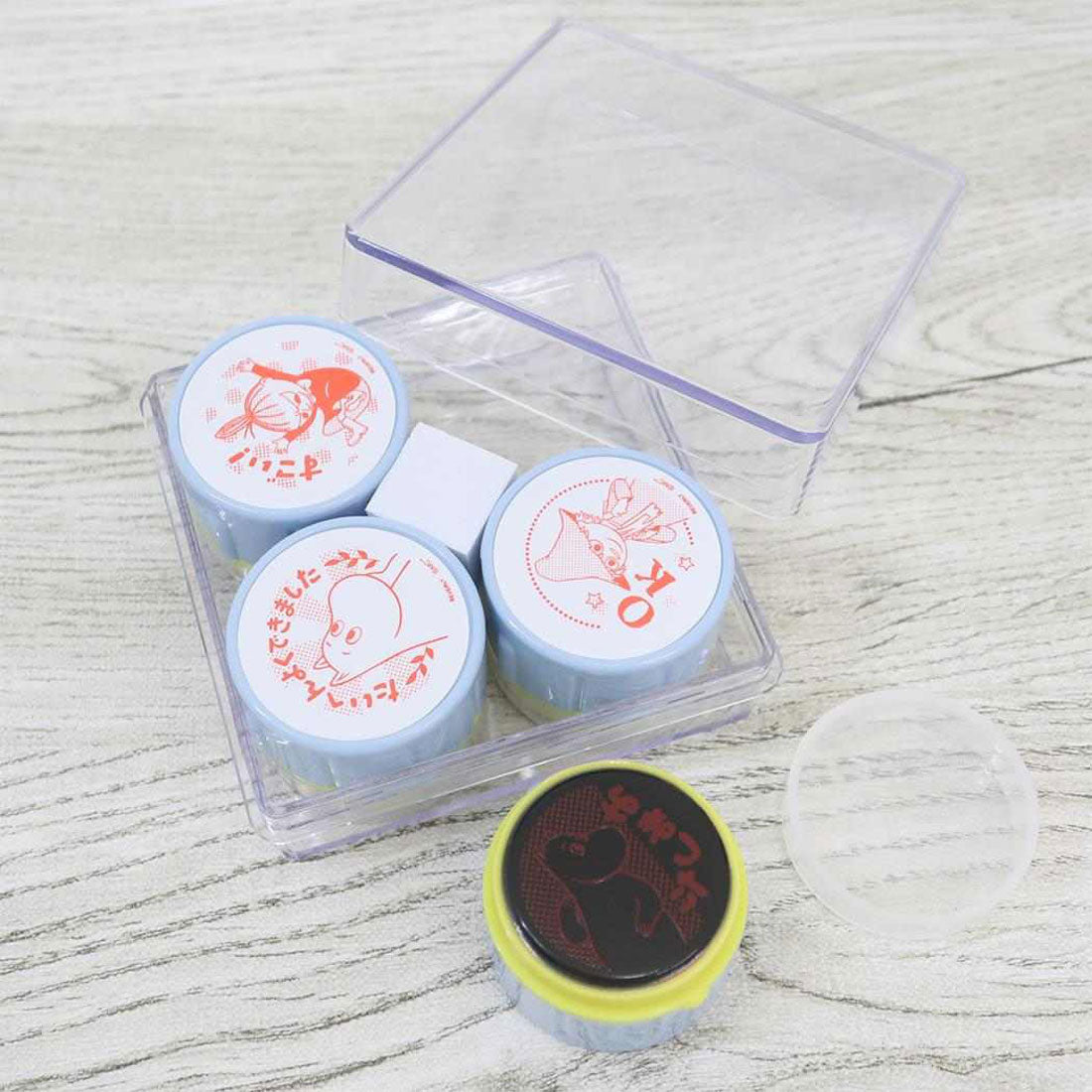 シネマコレクション cinemacollection ムーミン スタンプセット 先生のごほうびスタンプ ムーミン谷のなかまたち 北欧 ビバリー 宿題 評価印 教師 キャラクター グッズ グリーン