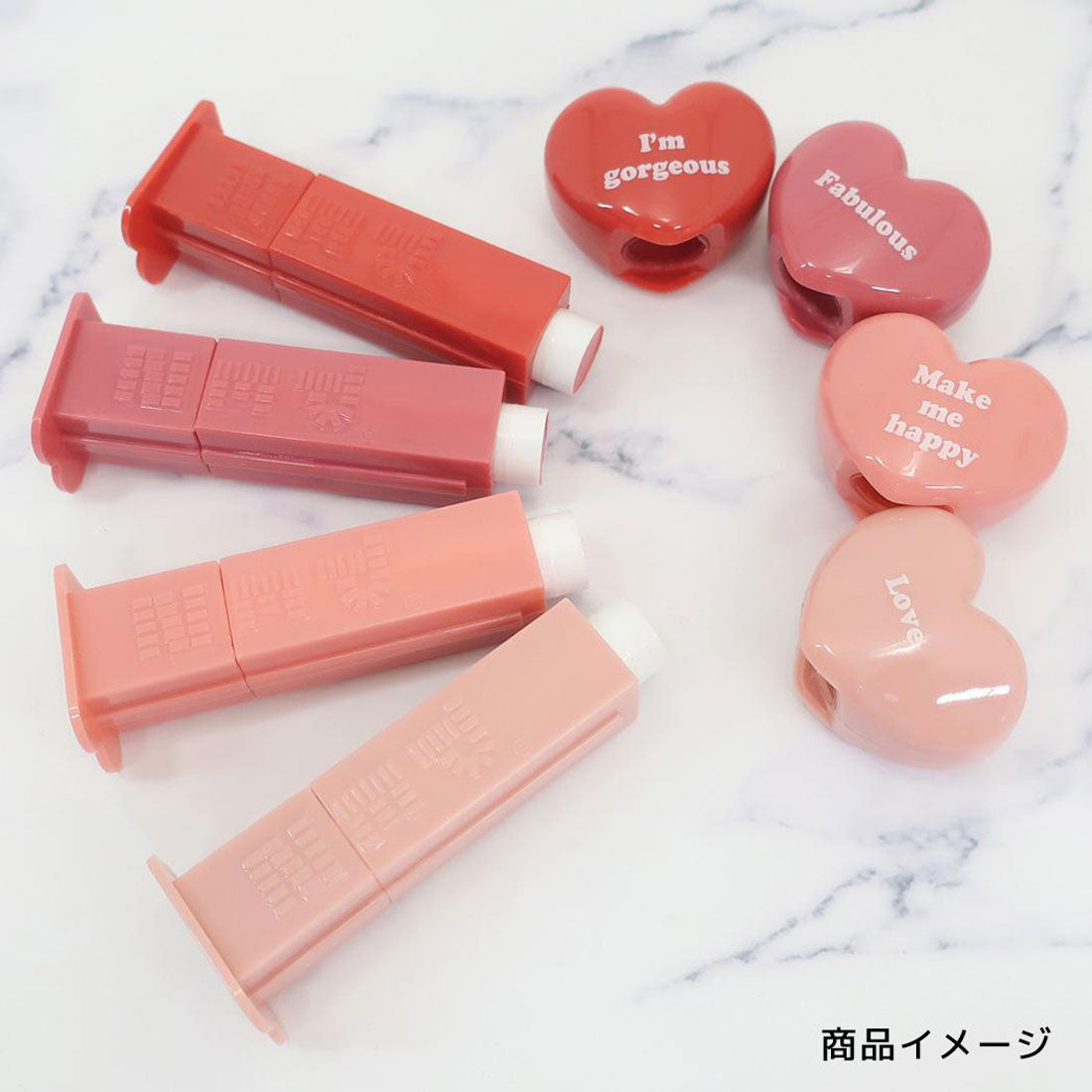 シネマコレクション cinemacollection PEZ コスメ雑貨 カラーリップクリーム ゴージャスレッド レイス リップスティック キャラクター グッズ 【返品不可商品】 レッド