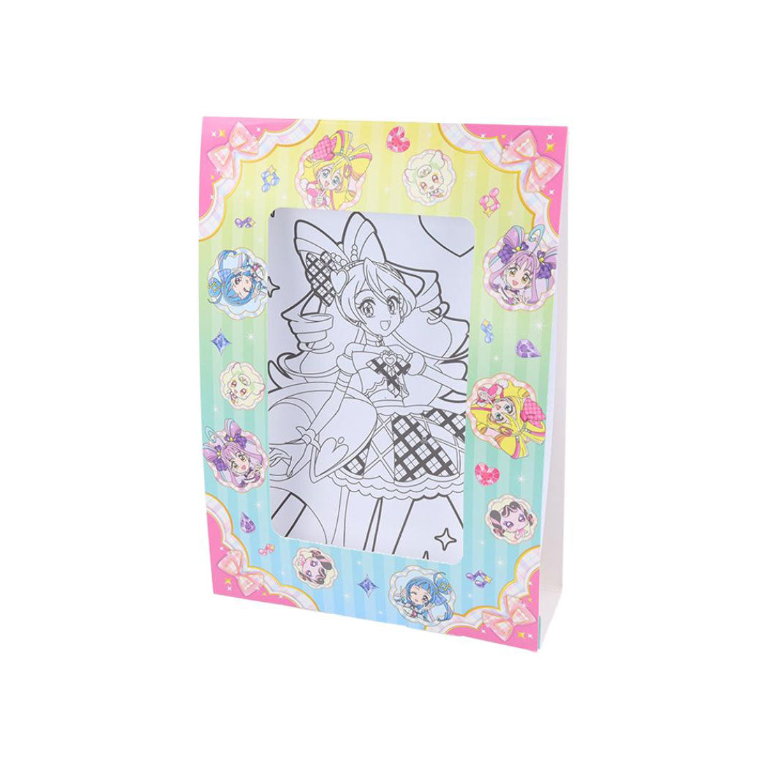 シネマコレクション cinemacollection キミとアイドルプリキュア 塗り絵 ぬってかざれる パレットぬりえ サンスター文具 ぬり絵 女の子 アニメキャラクター グッズ マルチカラー