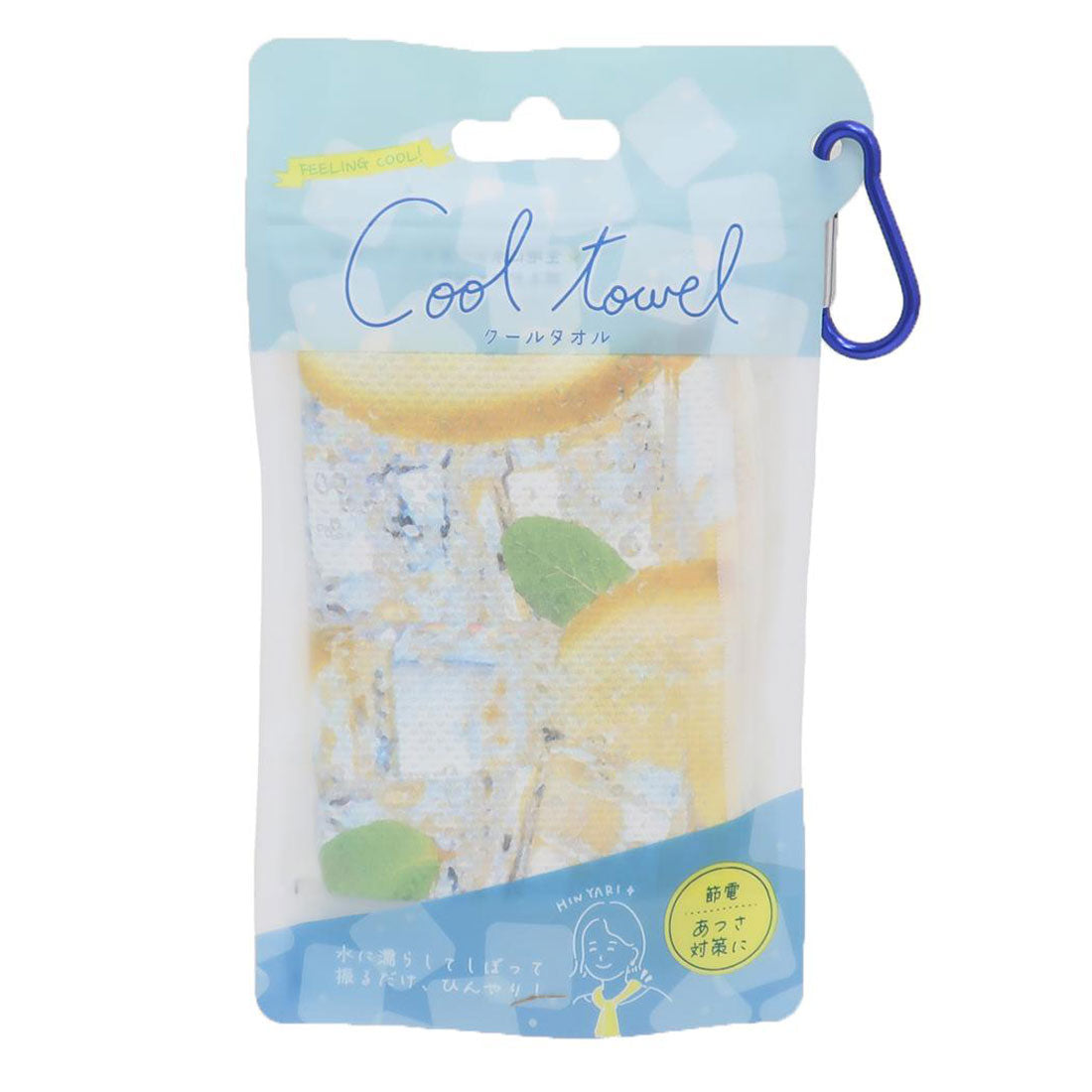 シネマコレクション cinemacollection レモンドリンク 夏用ひんやりロングタオル クールタオル イエロー フレンズヒル FRIENDSHILL 熱中症対策 アウトドア用品 グッズ マルチカラー