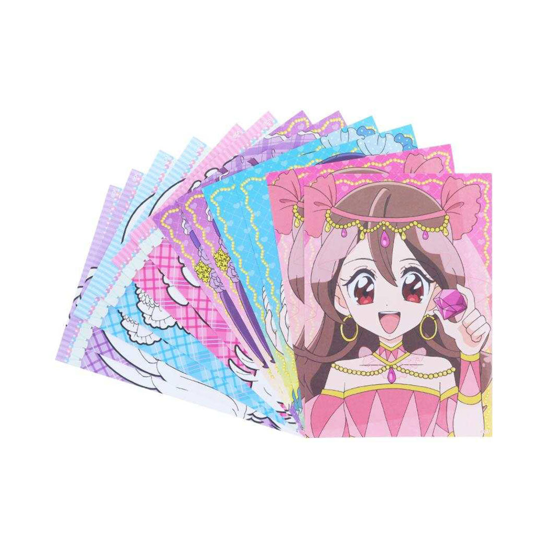 シネマコレクション cinemacollection キミとアイドルプリキュア 塗り絵 メイクアップぬりえセット サンスター文具 知育玩具 女児 アニメキャラクター グッズ マルチカラー