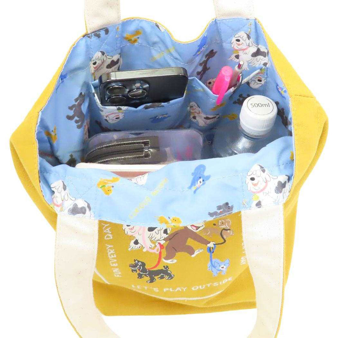 シネマコレクション cinemacollection おさるのジョージ ランチバッグ ミニバッグ ウィズドッグス 丸眞 ミニトート お弁当かばん 絵本キャラクター グッズ イエロー