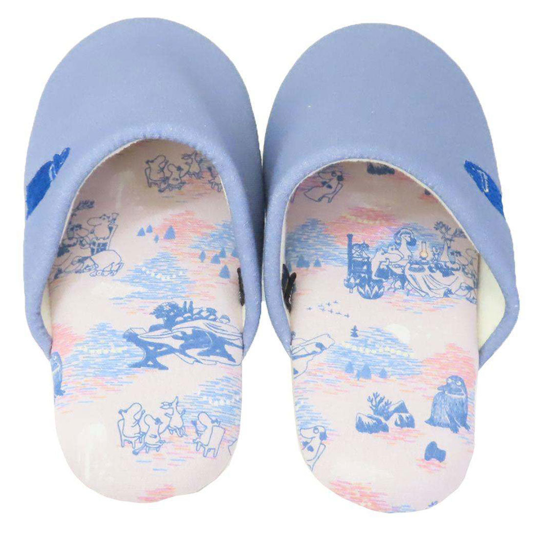 シネマコレクション cinemacollection ムーミン ルームシューズ スリッパ 晩夏 北欧 丸眞 室内履き キャラクター グッズ マルチカラー
