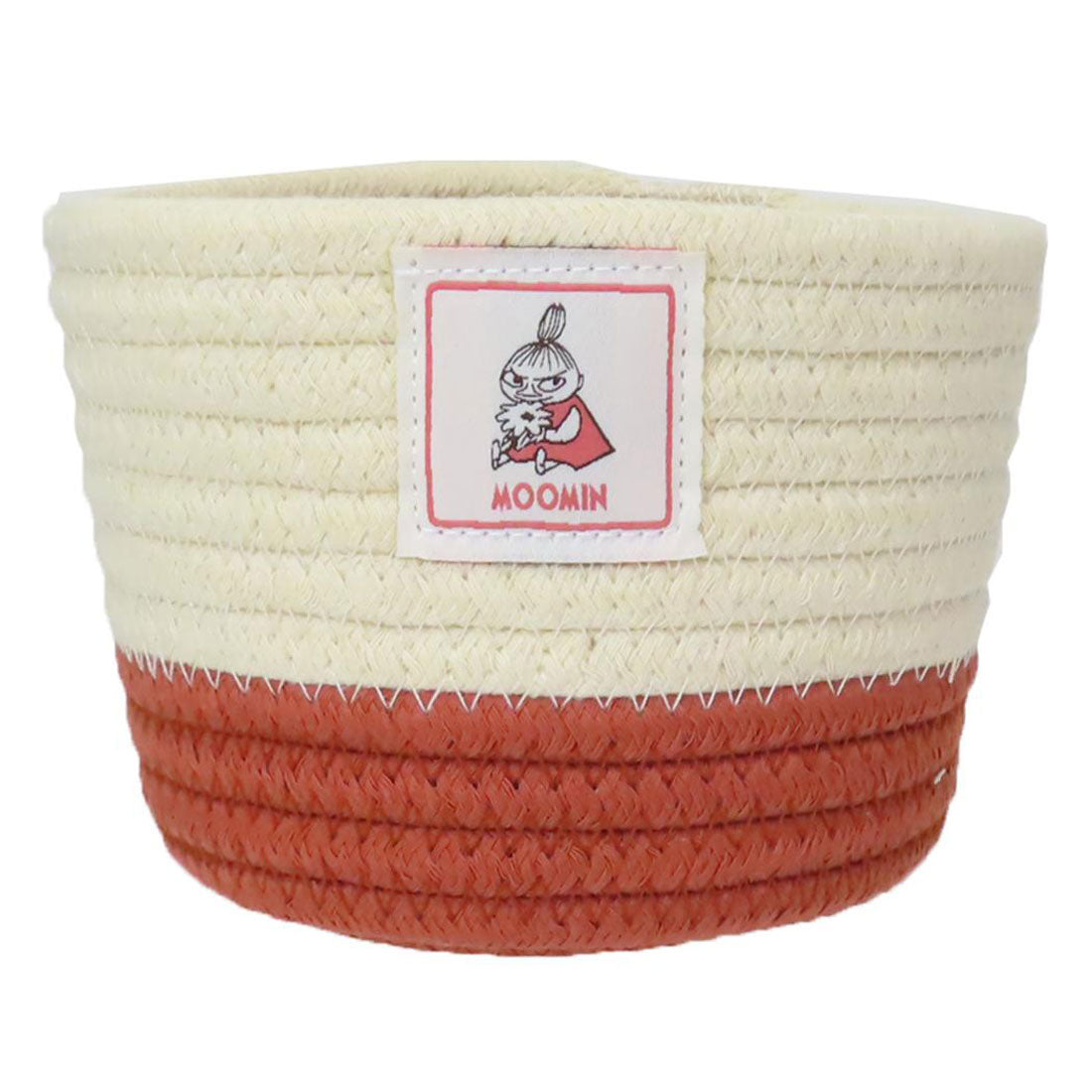 シネマコレクション cinemacollection ムーミン 卓上収納 ロープバスケット S リトルミイ 北欧 ティーズファクトリー 収納ボックス キャラクター グッズ レッド