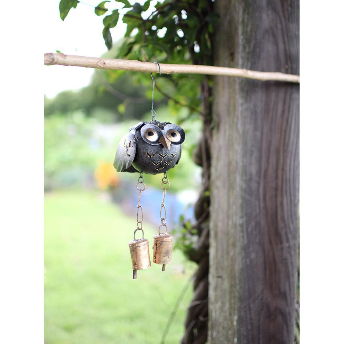 シネマコレクション cinemacollection インテリア雑貨 ブリキベル マルフクロウ トモコーポレーション 吊るし飾り 壁飾り グッズ グレー