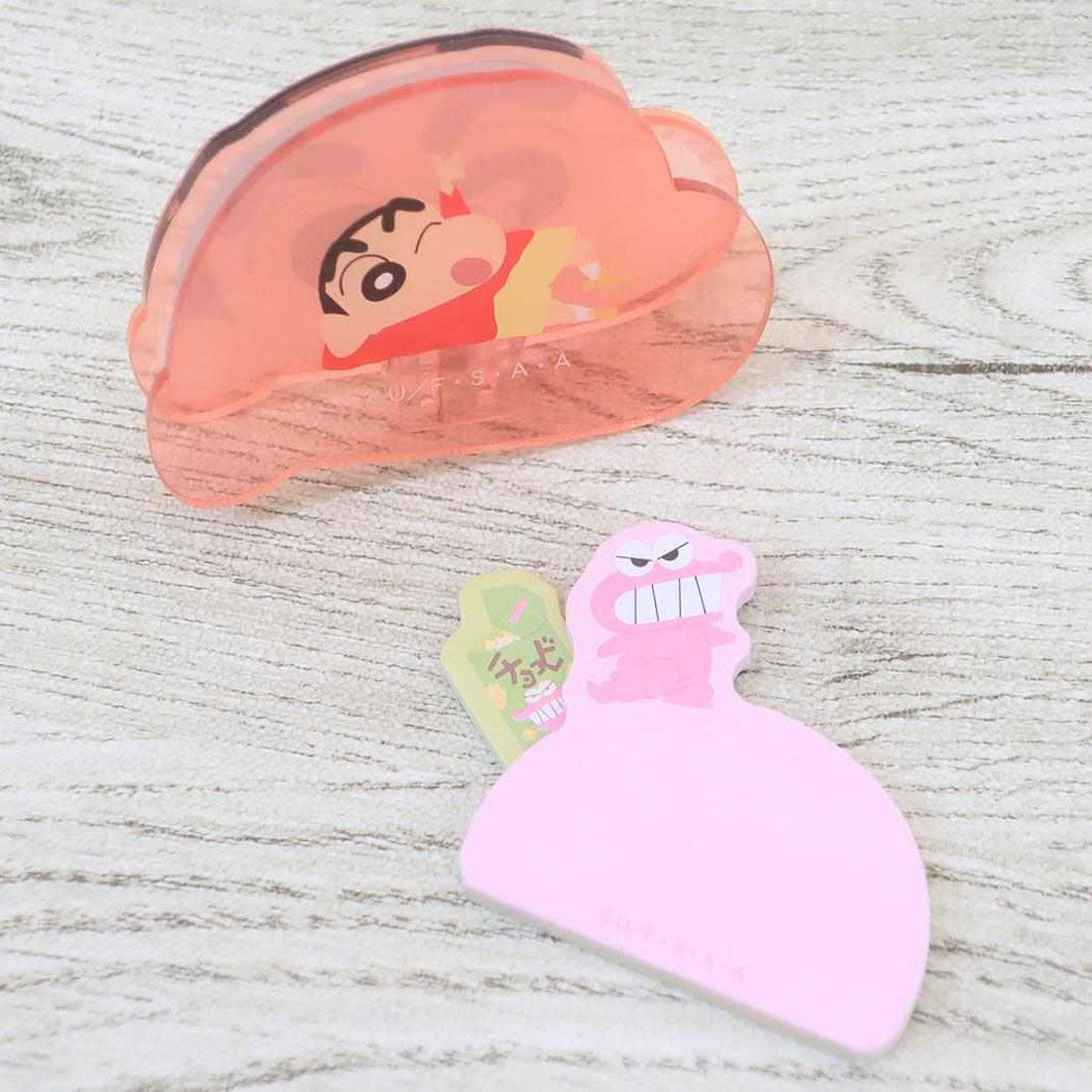 シネマコレクション cinemacollection クレヨンしんちゃん クリップ ひょっこりメモクリップ チョコビ ティーズファクトリー スタンドクリップ 事務用品 書類整理 アニメキャラクター グッズ レッド
