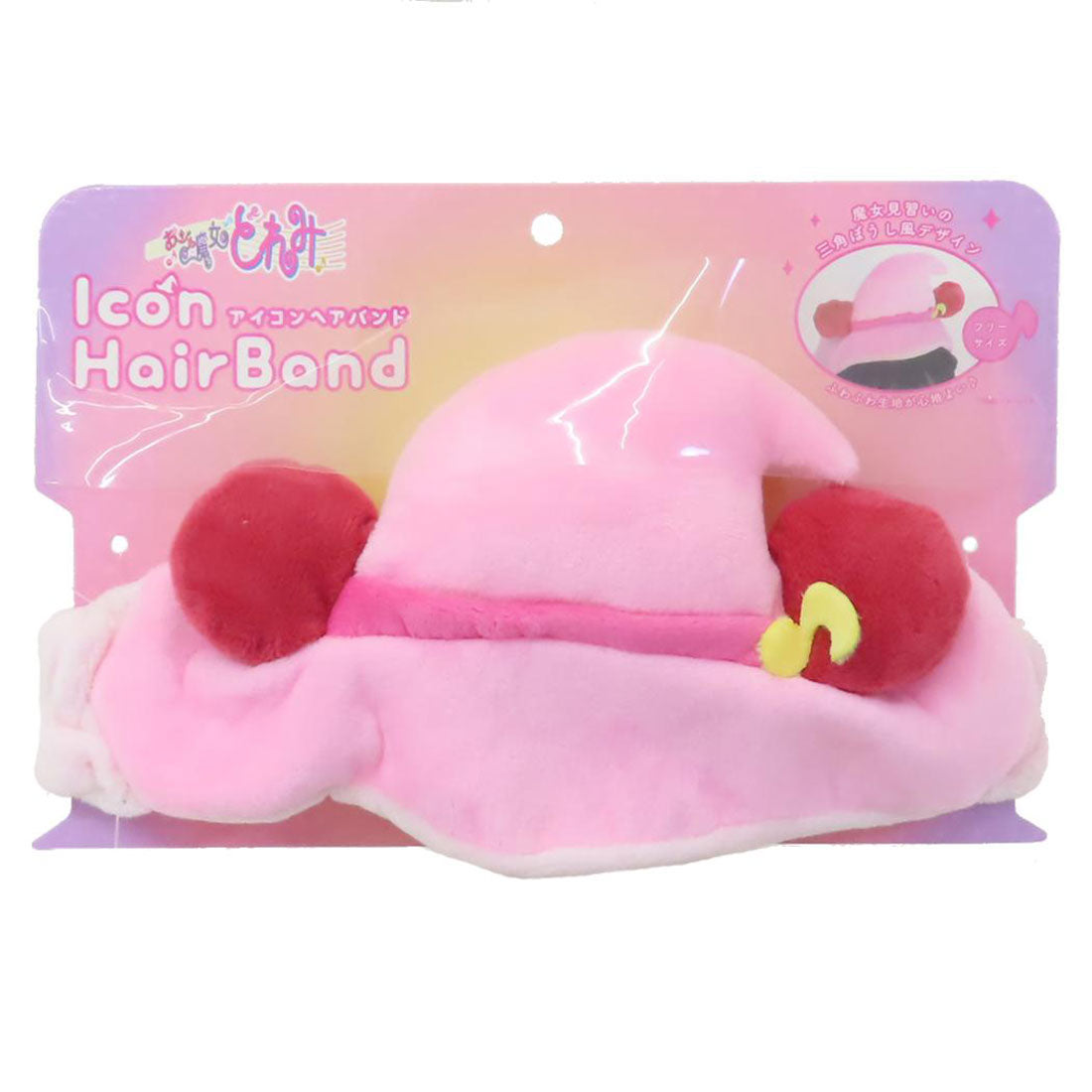 シネマコレクション cinemacollection おジャ魔女どれみ ヘアアクセ アイコンヘアバンド どれみ ティーズファクトリー 洗顔 メイク アニメキャラクター グッズ ピンク