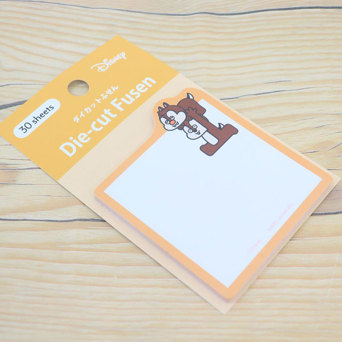 シネマコレクション cinemacollection ディズニーx松本セイジ 付せん ダイカット付箋 チップ＆デール ディズニー カミオジャパン 新学期準備文具 キャラクター グッズ 他