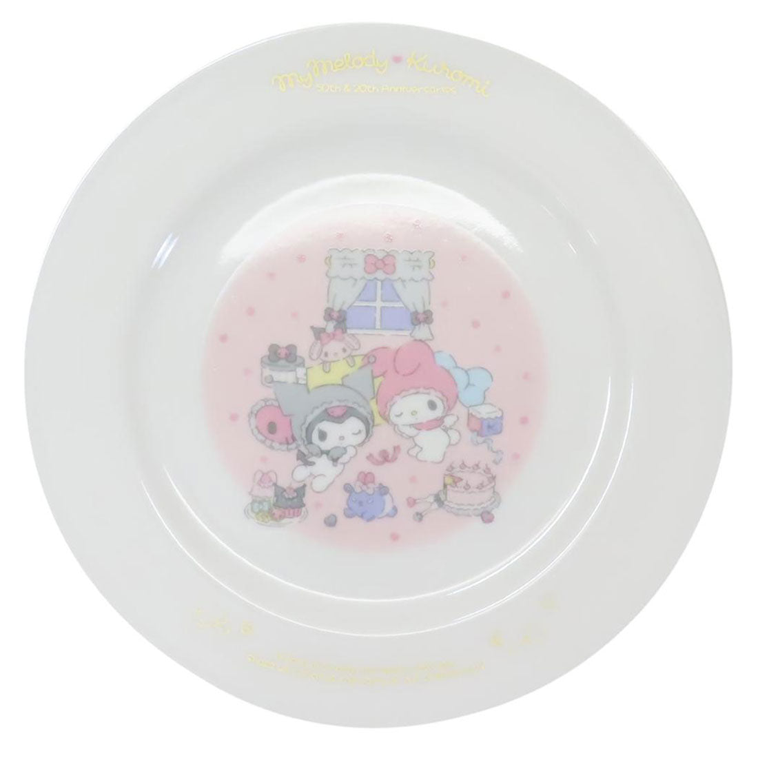 シネマコレクション cinemacollection マイメロディ＆クロミ 中皿 プレート マイメロディ50th＆クロミ20th ピンク サンリオ 金正陶器 食器 かわいい キャラクター グッズ 【返品不可商品】 マルチカラー