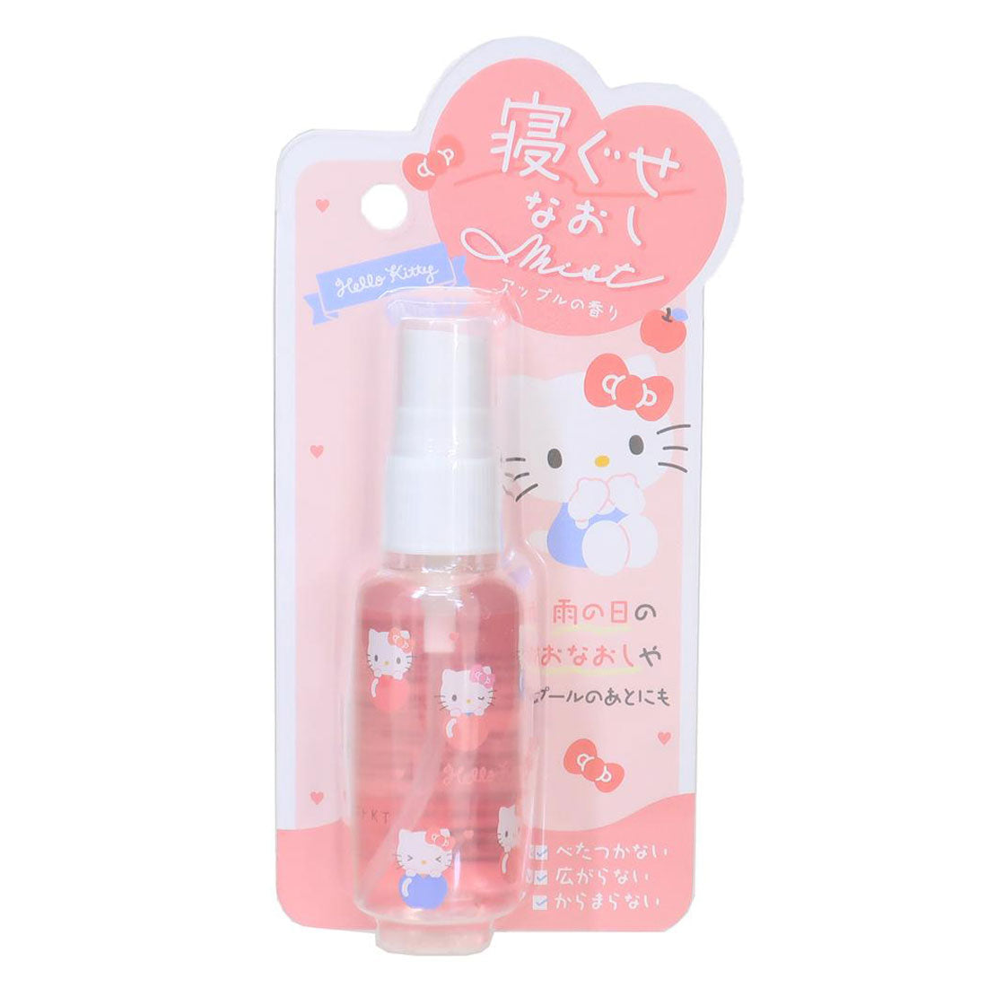 シネマコレクション cinemacollection ハローキティ ヘアケア 寝ぐせなおしミスト アップルのかおり サンリオ カミオジャパン 寝癖直し くせっ毛 キャラクター グッズ 【返品不可商品】 ピンク