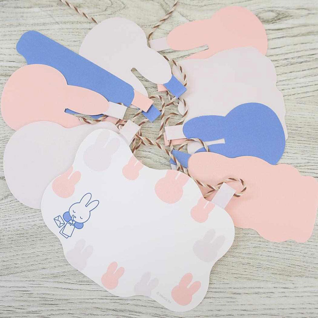 シネマコレクション cinemacollection ミッフィー グリーティングカード ペーパーガーランド miffy ディックブルーナ Green Flash メッセージカード 絵本キャラクター グッズ マルチカラー