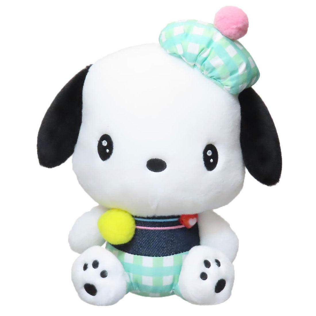 シネマコレクション cinemacollection ポチャッコ ぬいぐるみ プラッシュドールS ギンガムデニム サンリオ ナカジマ プレゼント キャラクター グッズ マルチカラー