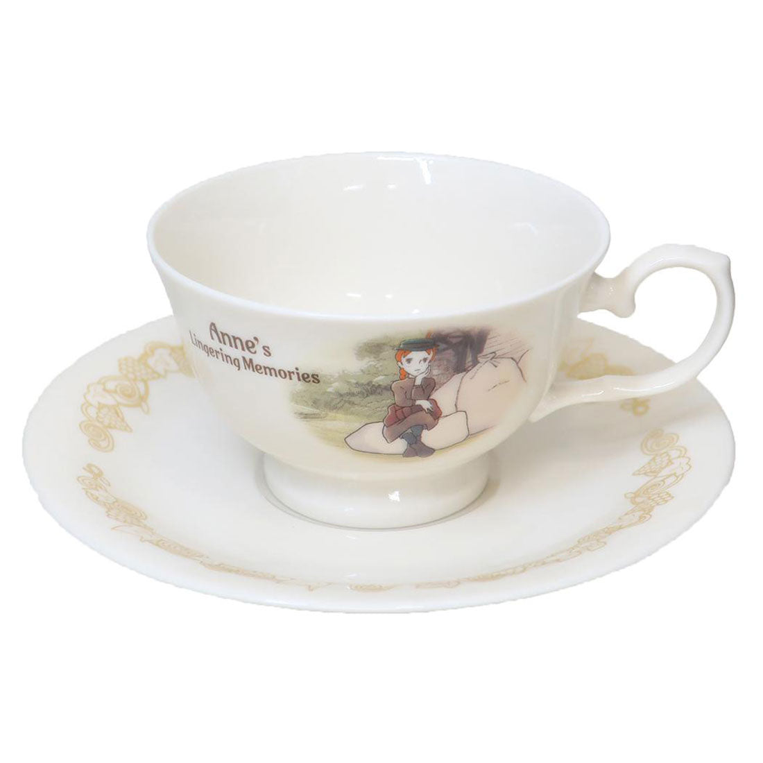 シネマコレクション cinemacollection 赤毛のアン ペア食器 カップ＆ソーサー ノスタルジック 金正陶器 プレゼント 日本製 アニメキャラクター グッズ 【返品不可商品】 ホワイト