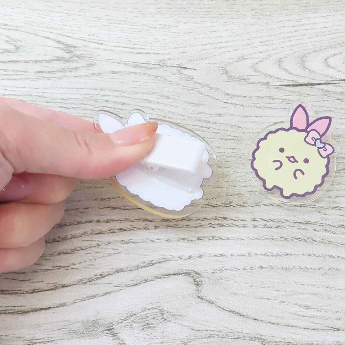 シネマコレクション cinemacollection すみっコぐらし クリップ アクリルクリップ2個セット 天使なえびてんアイドル サンエックス ナガノファクトリー 事務用品 書類整理 キャラクター グッズ マルチカラー