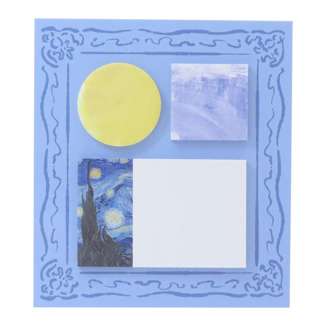 シネマコレクション cinemacollection DAILY MUSEUM 付箋 スティッキーメモ 星月夜 Green Flash 事務用品 ゴッホ 名画 グッズ 他
