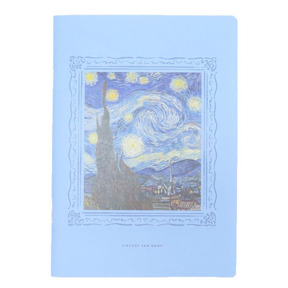シネマコレクション cinemacollection DAILY MUSEUM 横罫ノート A5ノート 星月夜 Green Flash ミニノート ゴッホ 名画 グッズ ブルー