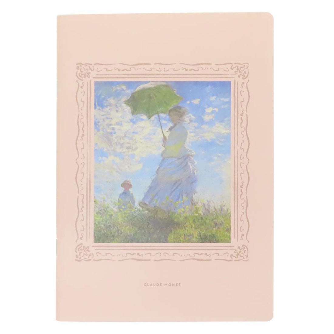 シネマコレクション cinemacollection DAILY MUSEUM 横罫ノート A5ノート 散歩 日傘をさす女性 Green Flash ミニノート モネ 名画 グッズ 他